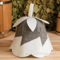 Durable Wool 2mm Thickness Felt Sauna Hat